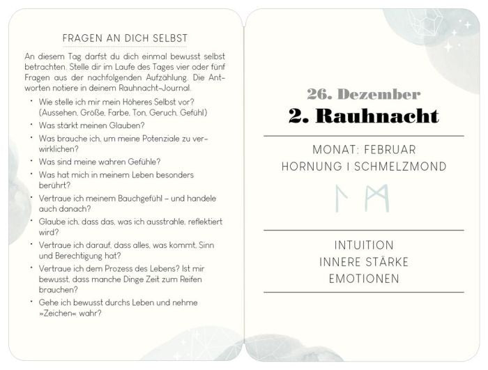 Omm for you | Rauhnächte | Kartenset