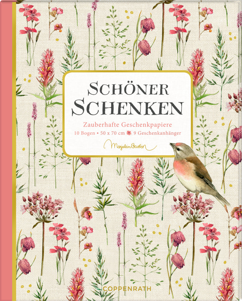 Schöner Schenken | Geschenkpapier-Buch | Kreativbuch | 4 Varianten