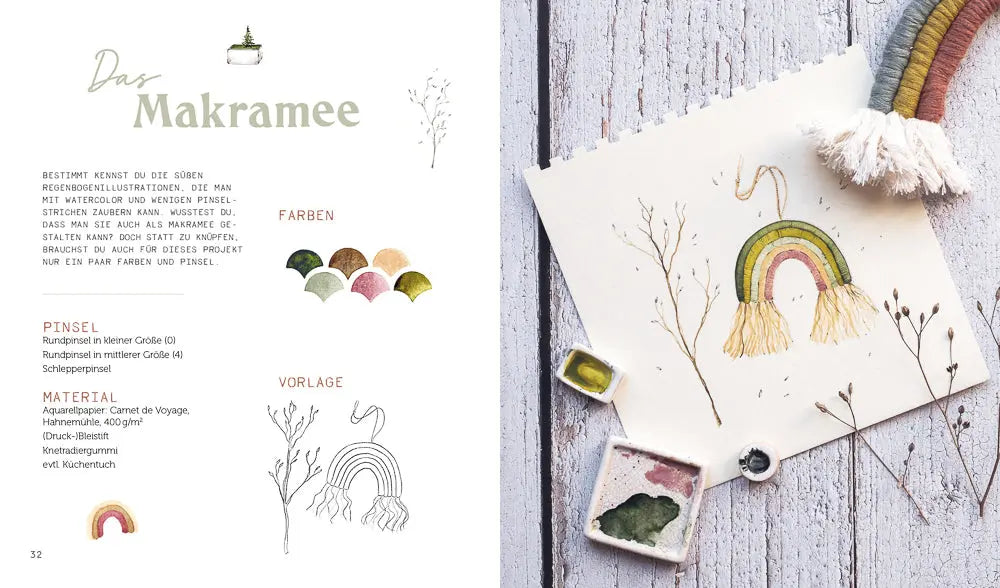 Boho Watercolor - Feder&Konfetti