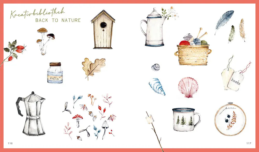 Boho Watercolor - Feder&Konfetti