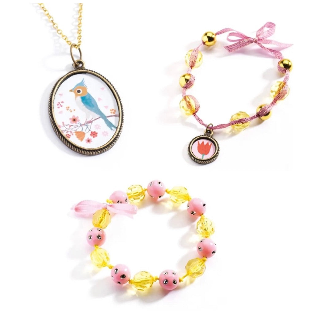 Perlen und Blumen | Djeco | Schmuck-Set
