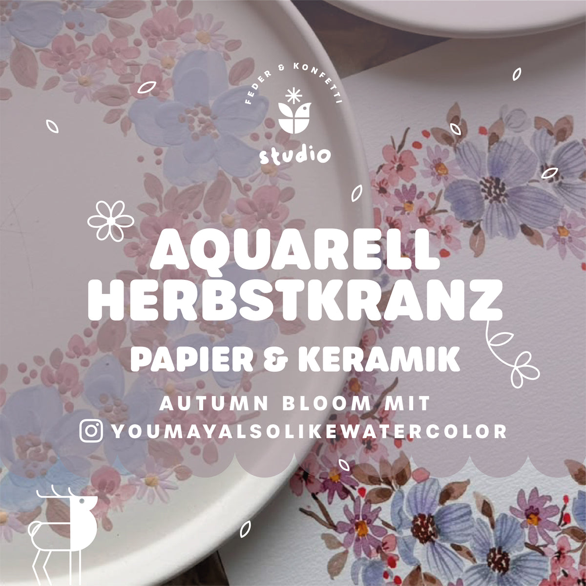 Autumn Bloom – Herbstkranz trifft Keramik | Workshop in Leipzig