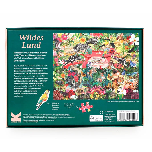 Wildes Land | Laurence King | 1000 Teile Puzzle