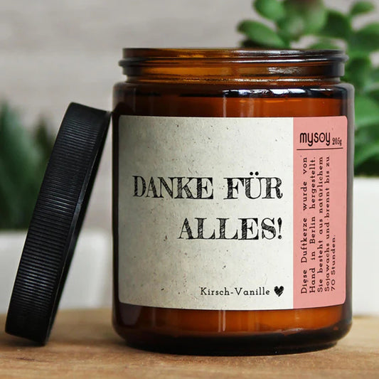 Danke für Alles | My.So(y) | Kerze im Glas | 2 Varianten