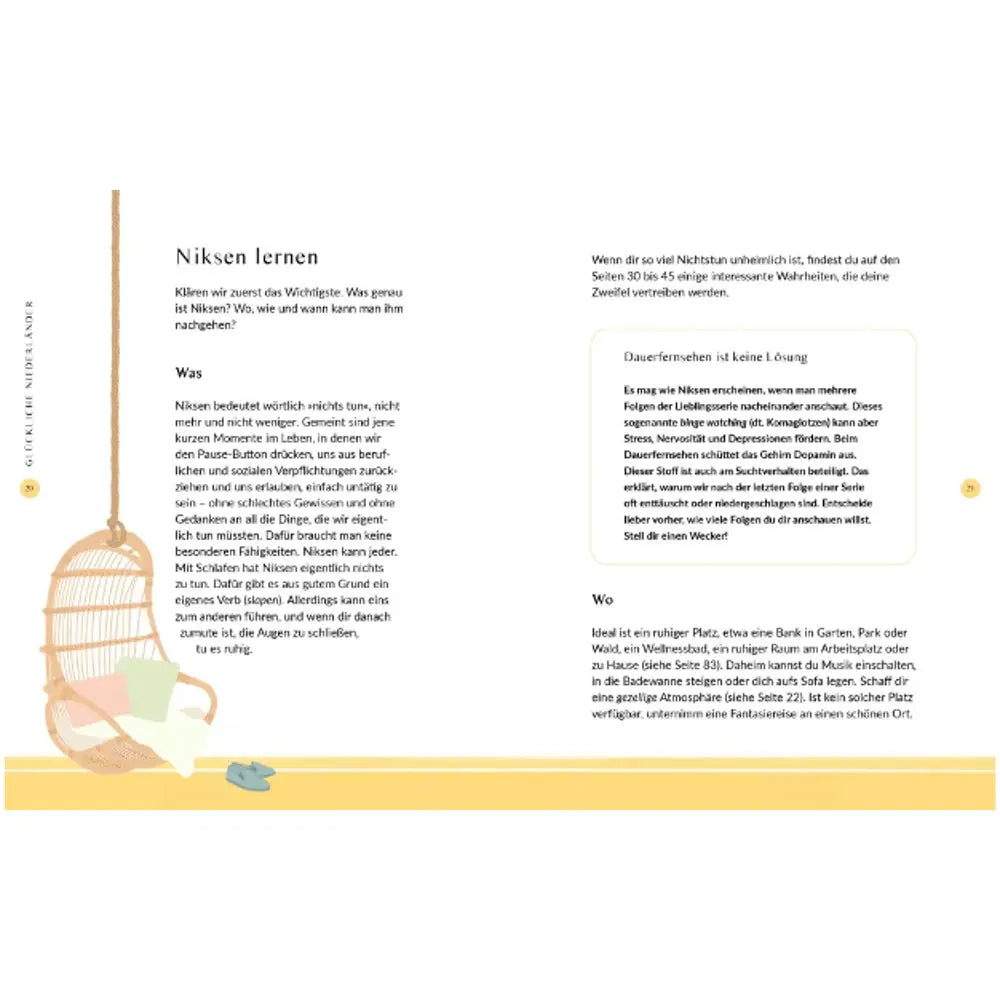 Niksen - Wie man Glück im Nichtstun findet Knesebeck Verlag