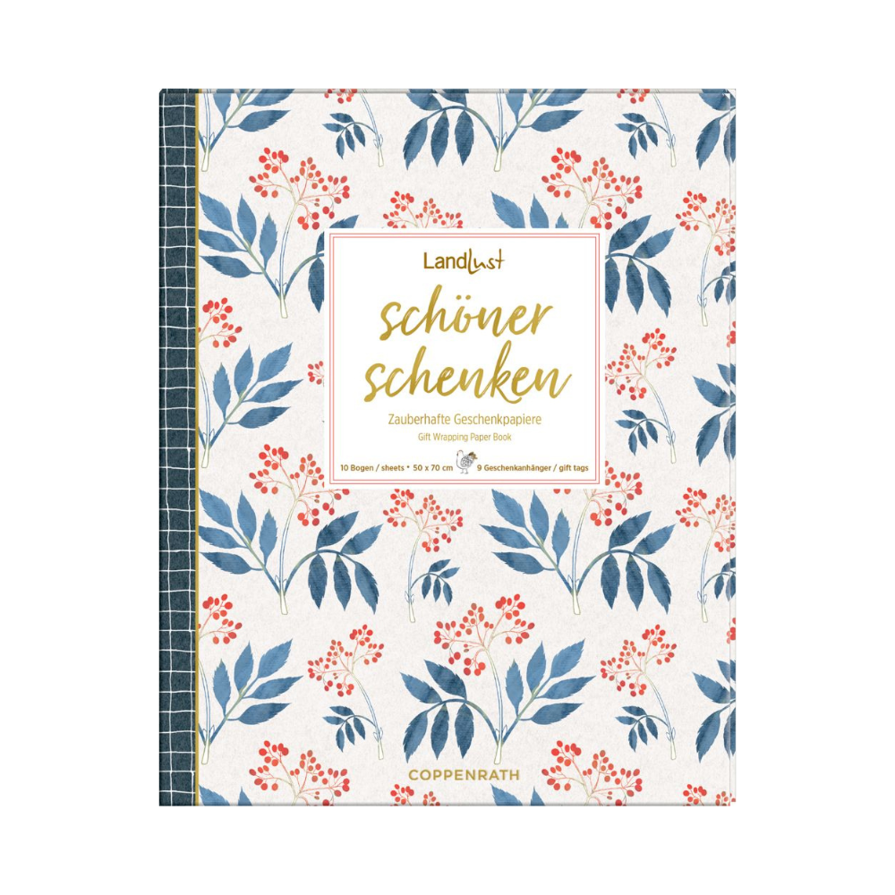Schöner Schenken | Geschenkpapier-Buch | Kreativbuch | 4 Varianten
