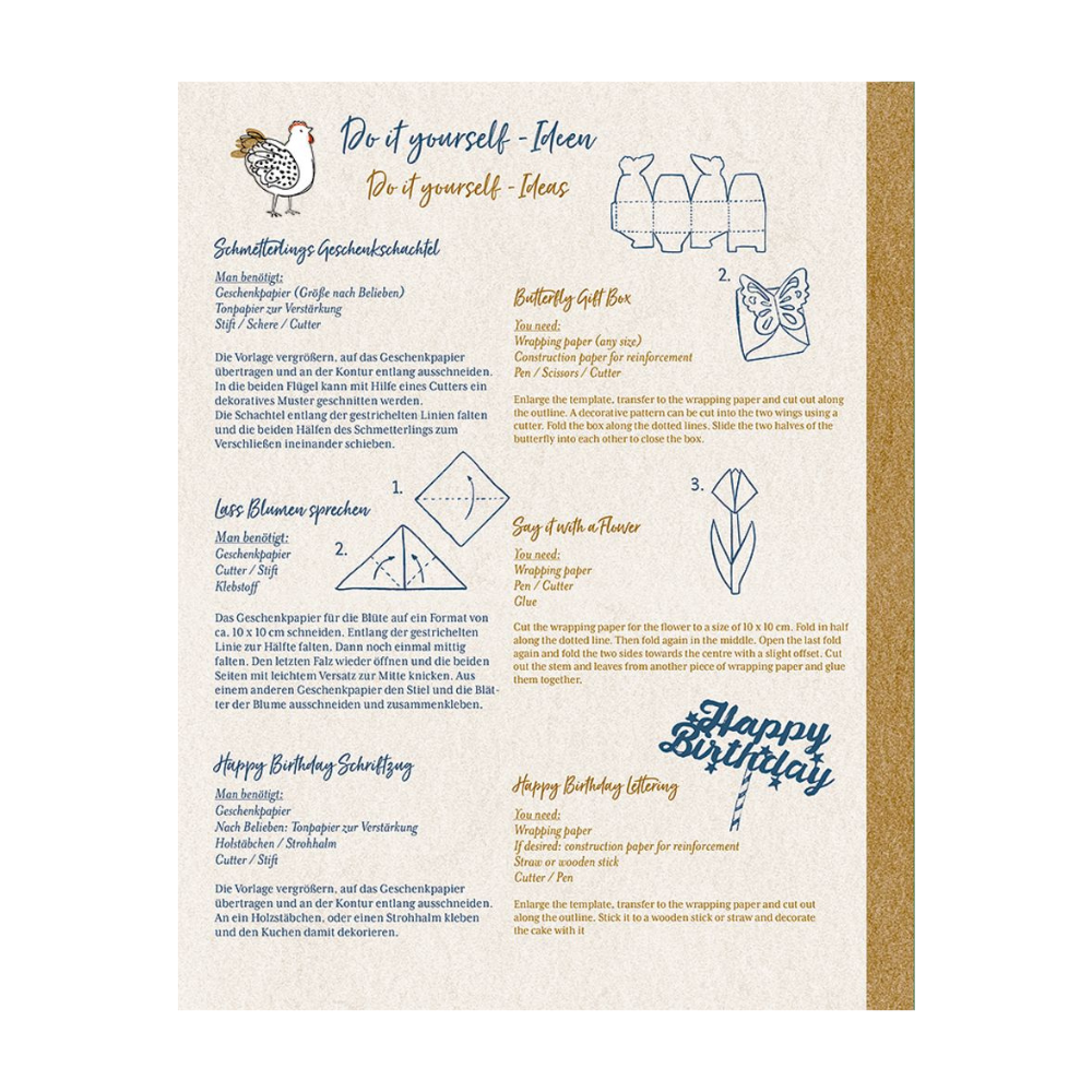 Schöner Schenken | Geschenkpapier-Buch | Kreativbuch | 4 Varianten