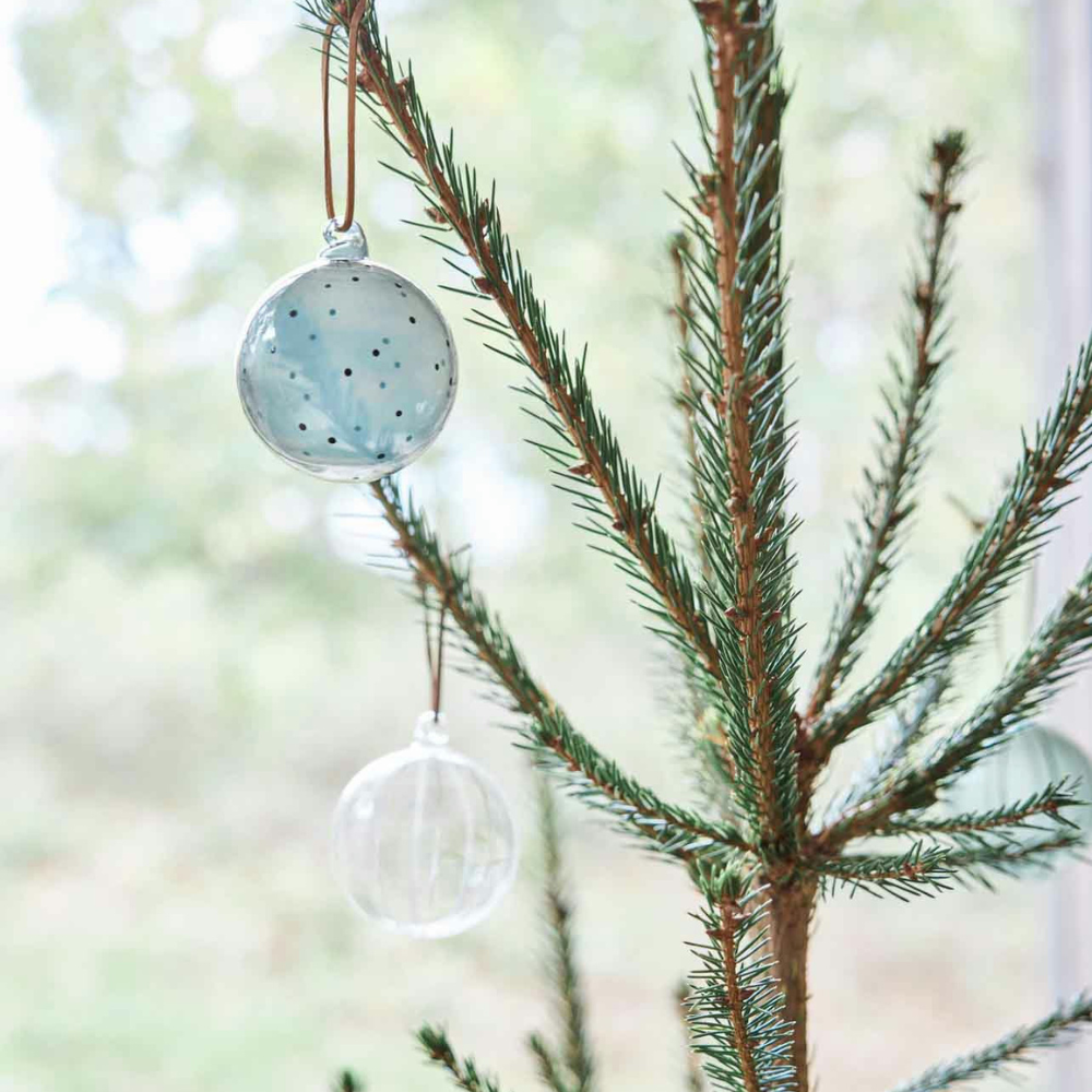 Natale | Weihnachtskugel aus Borosilikatglas | 3 Varianten