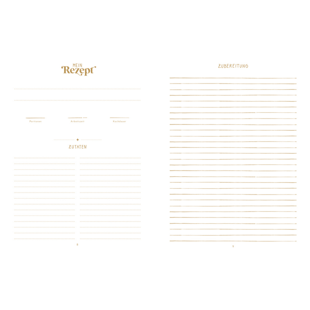 Meine liebsten Rezepte – Bake a Wish | Einschreibbuch Weihnachten | Kochbuch