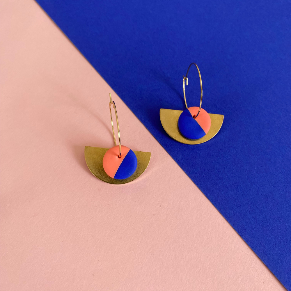 Frau Montag Hoops mixed | Ohrringe