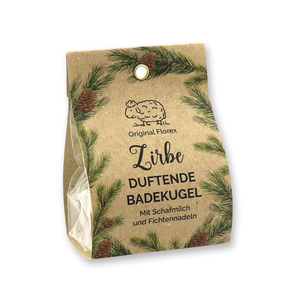 Wohlfühlzeit | Badebutter-Kugel Zirbe & Fichtennadeln