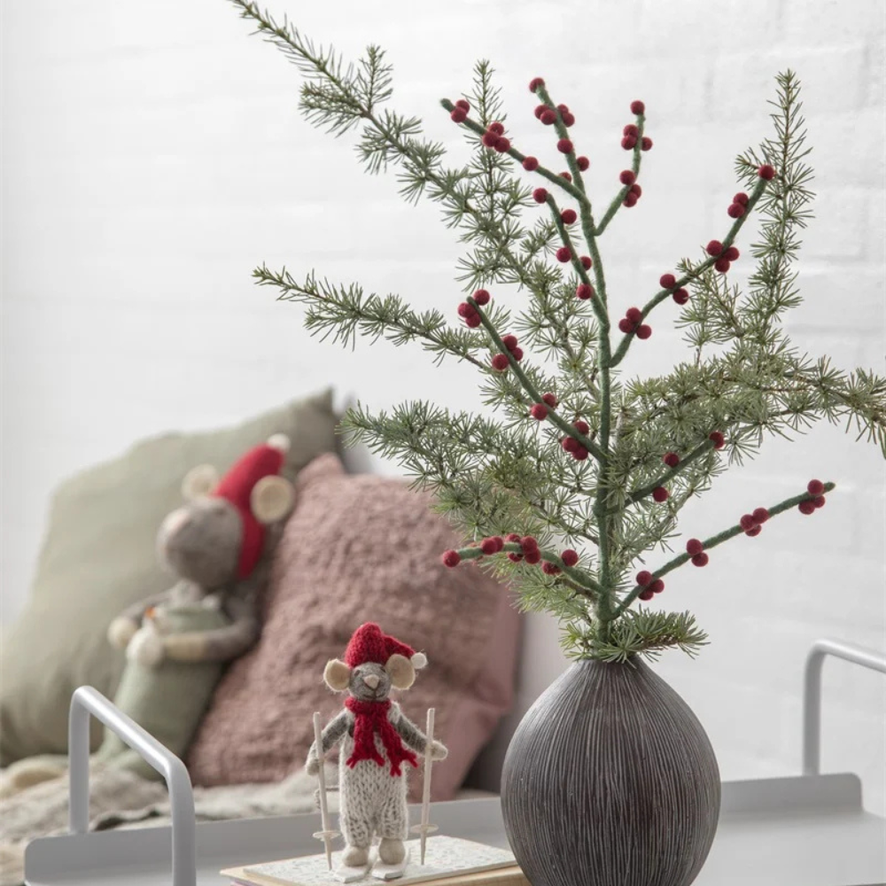 Berry Branch | Filz-Zweig mit Beeren | 8 Farben