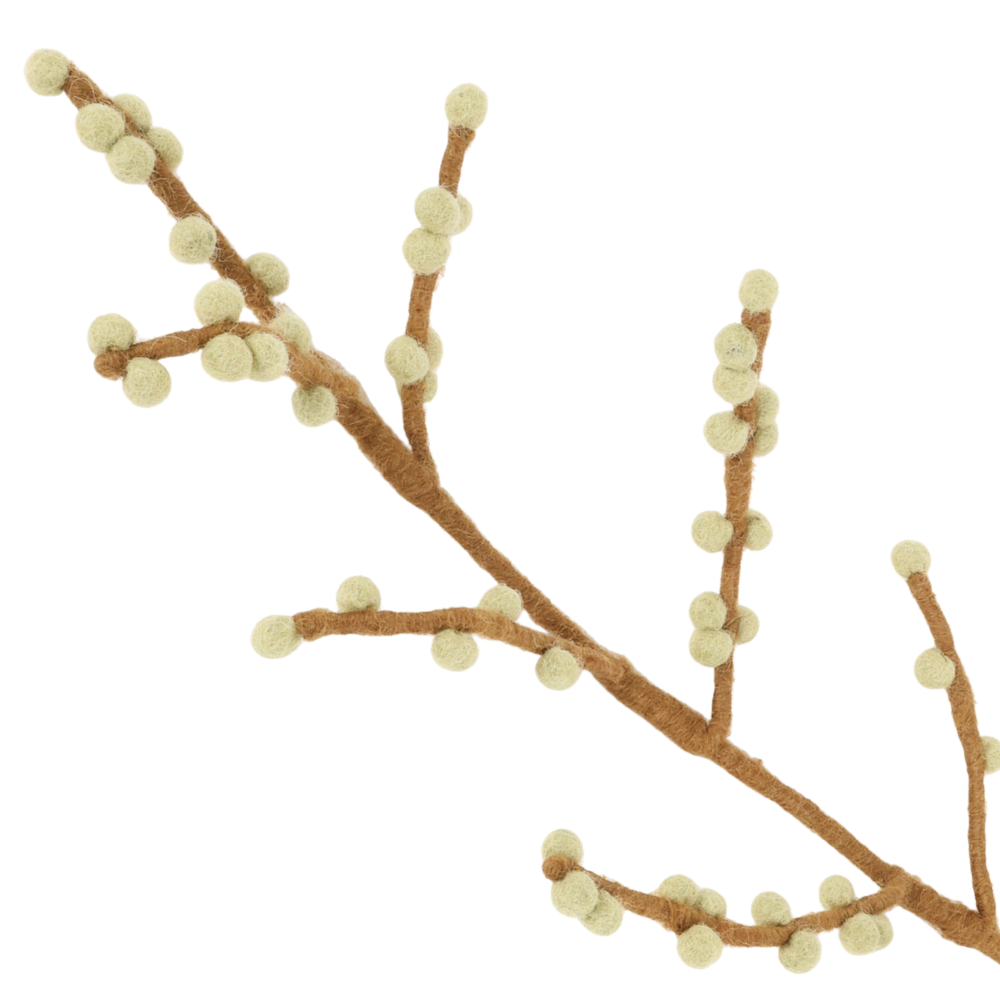 Berry Branch | Filz-Zweig mit Beeren | verschiedene Farben