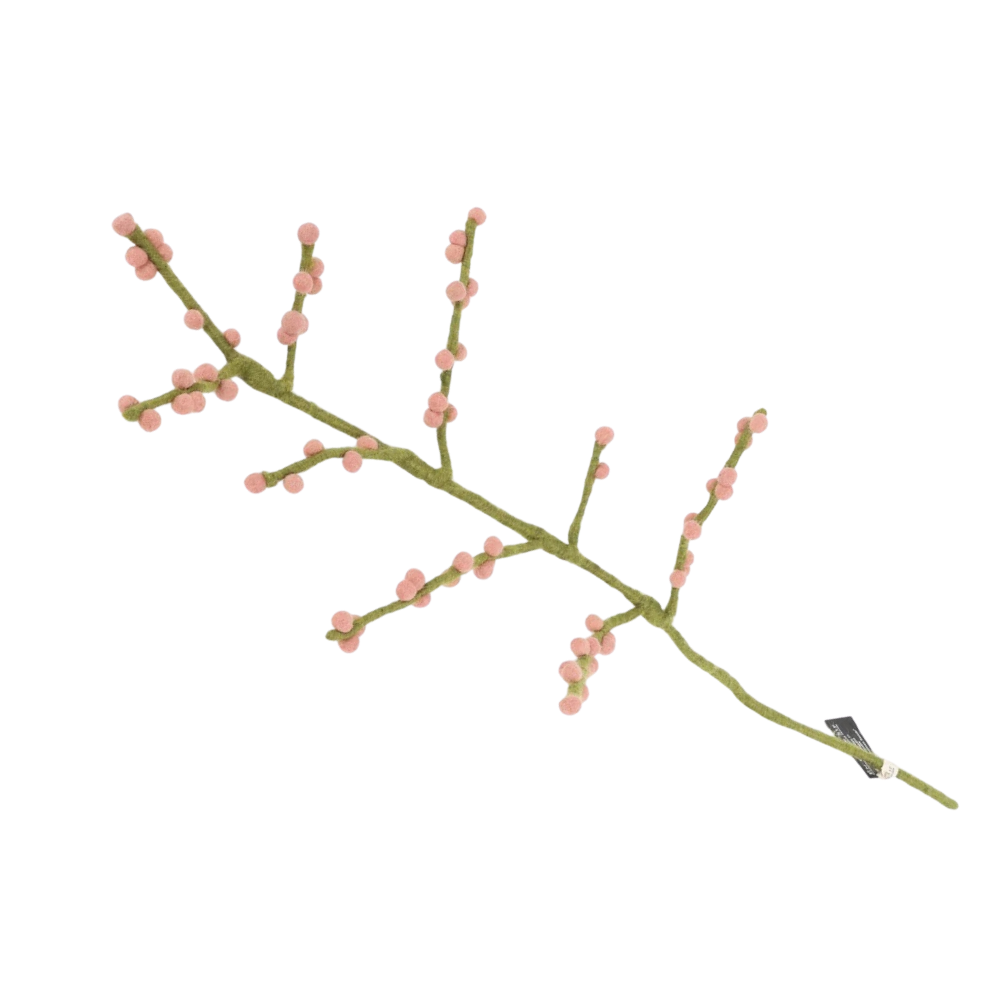 Berry Branch | Filz-Zweig mit Beeren | verschiedene Farben