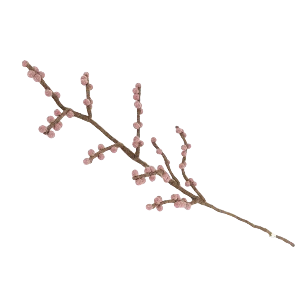 Berry Branch | Filz-Zweig mit Beeren | verschiedene Farben