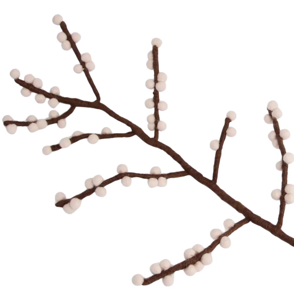 Berry Branch | Filz-Zweig mit Beeren | verschiedene Farben