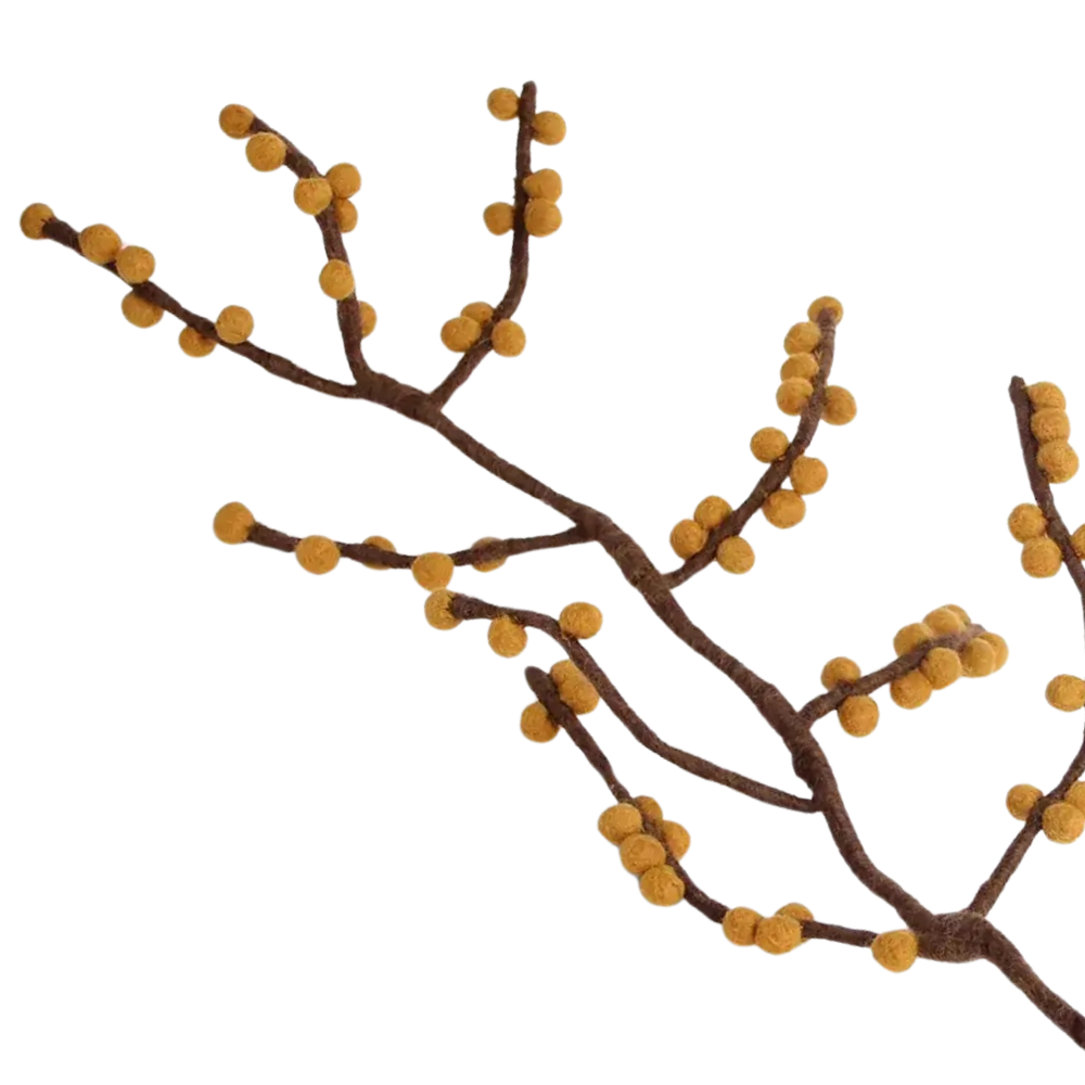 Berry Branch | Filz-Zweig mit Beeren | verschiedene Farben