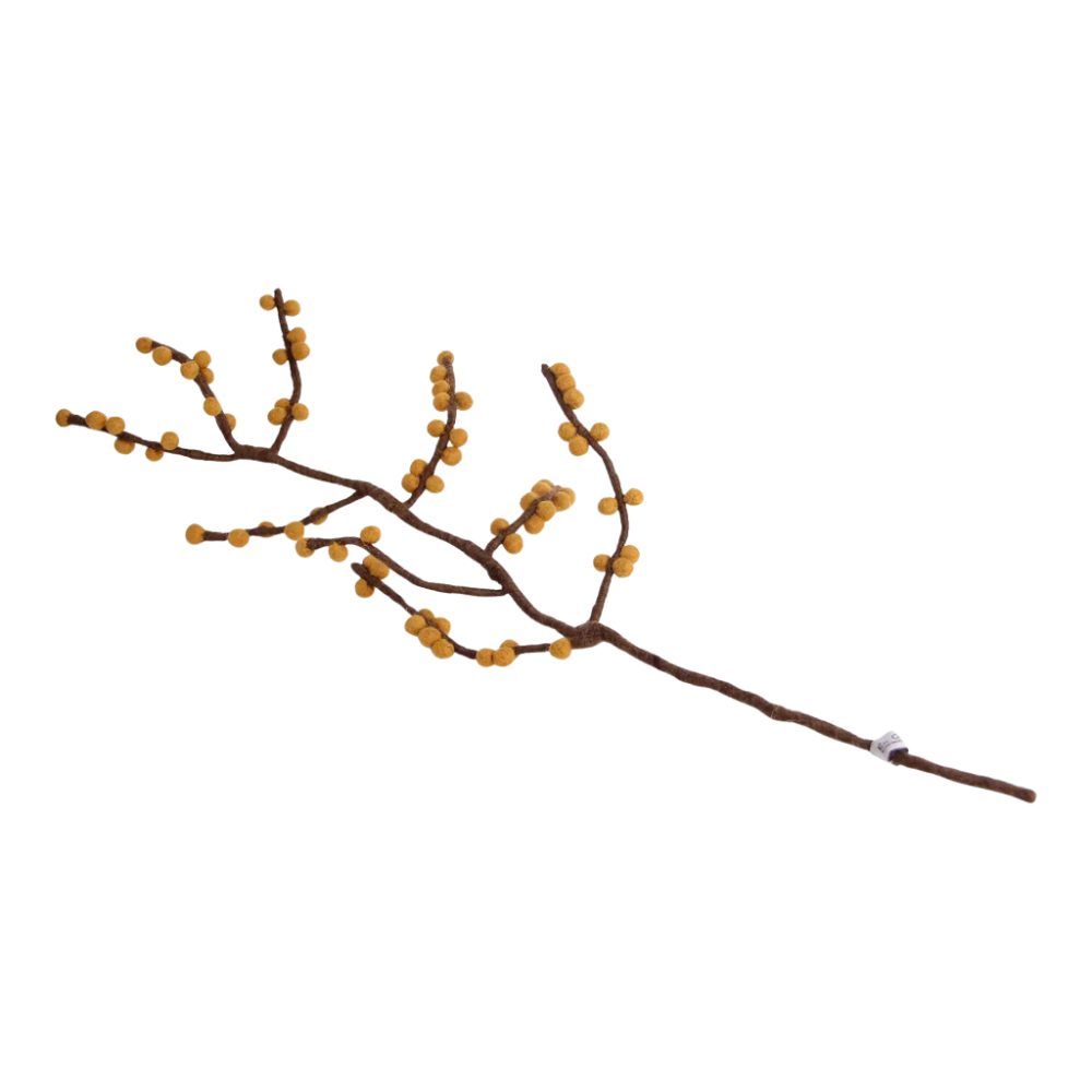 Berry Branch | Filz-Zweig mit Beeren | verschiedene Farben