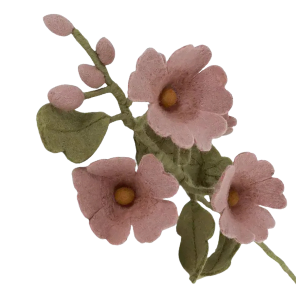 Hollyhock | Filzblume | 2 Farben