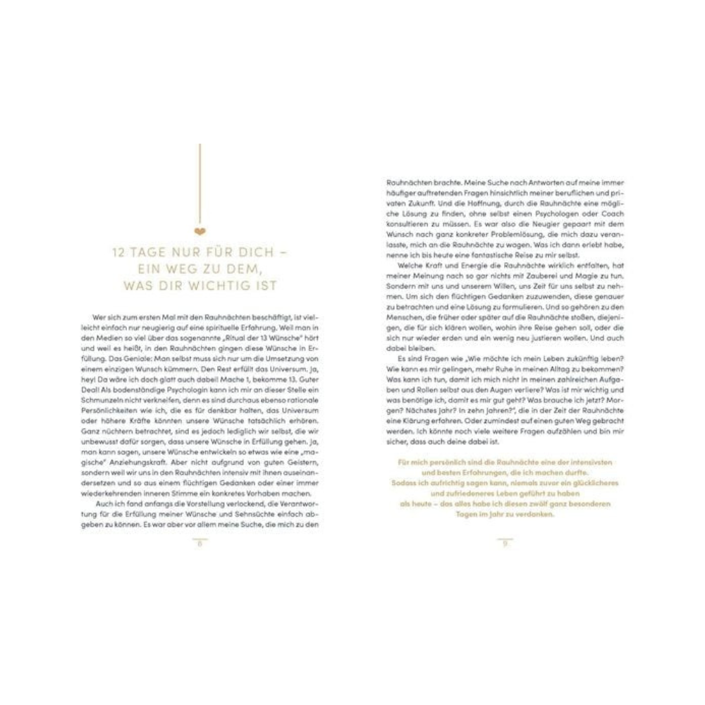 Rauhnächte – 12 Tage nur für Dich | Inspirationsbuch