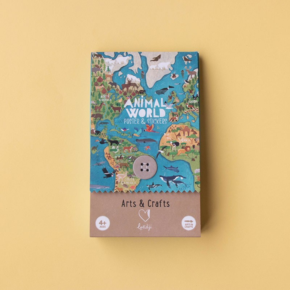 Animal World  | Poster & Stickers | Kreativ-Set