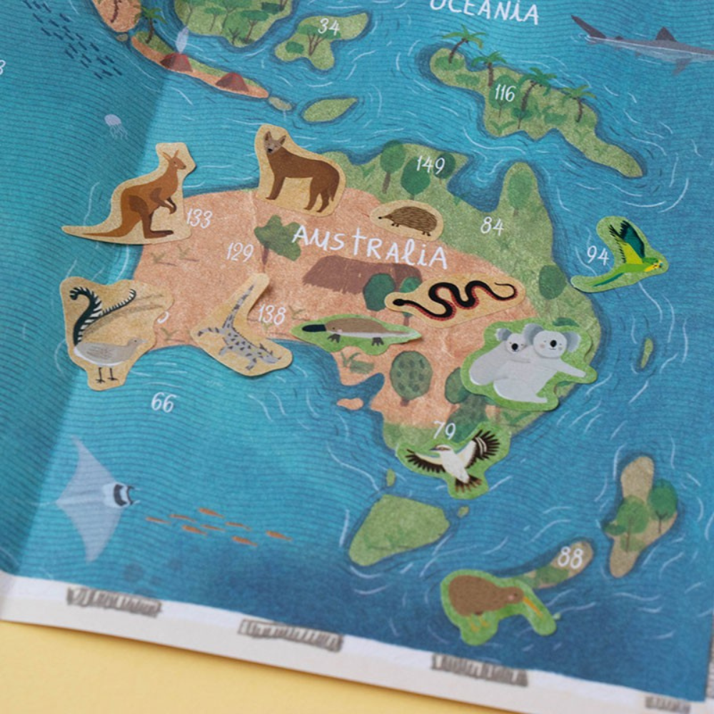 Animal World  | Poster & Stickers | Kreativ-Set