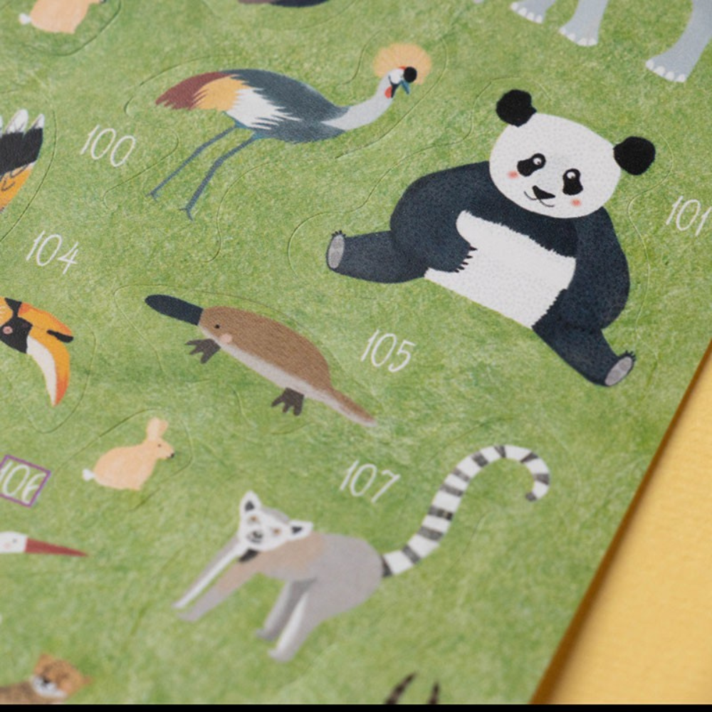 Animal World  | Poster & Stickers | Kreativ-Set