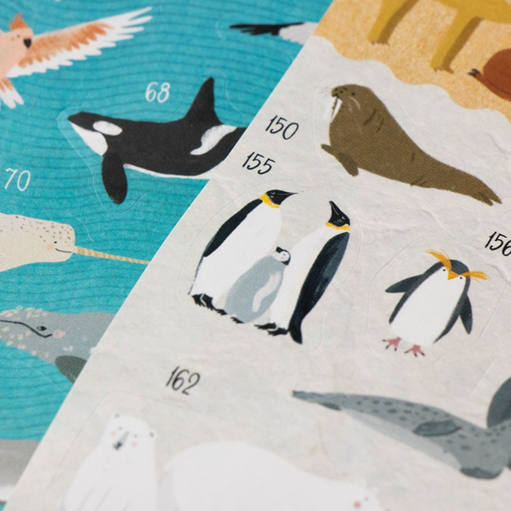 Animal World  | Poster & Stickers | Kreativ-Set