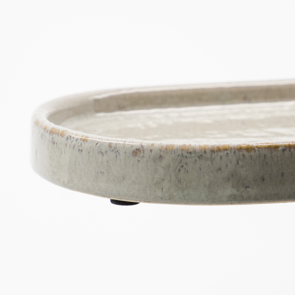 Datura Shellish Grey | Handgefertigte Steingutstücke | 4 Varianten