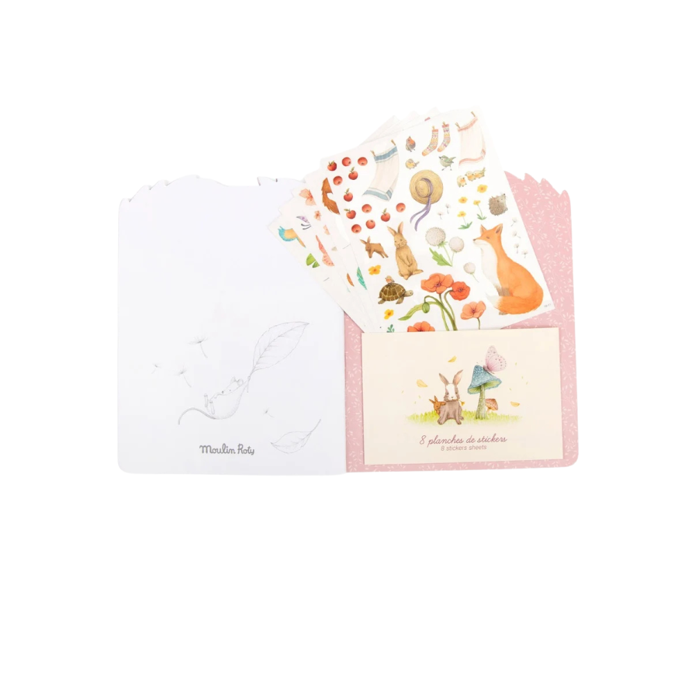 Sticker-Malbuch | Kreativbuch Kinder | 3 Varianten