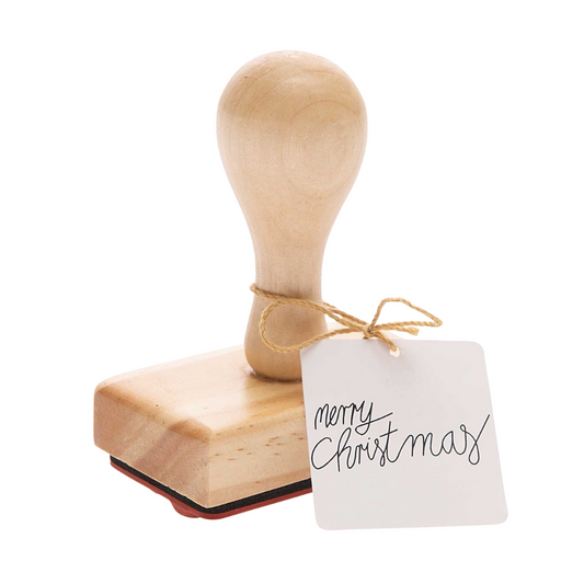Weihnachtsgrüße | Stempel mit Holzgriff | 4 Varianten