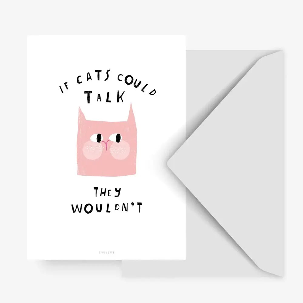 Postkarte CATISFACTION Typealive