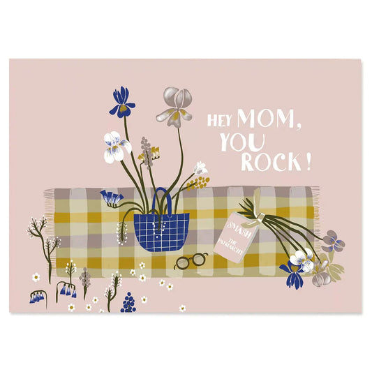 Postkarte HEY MOM, YOU ROCK! nuukk