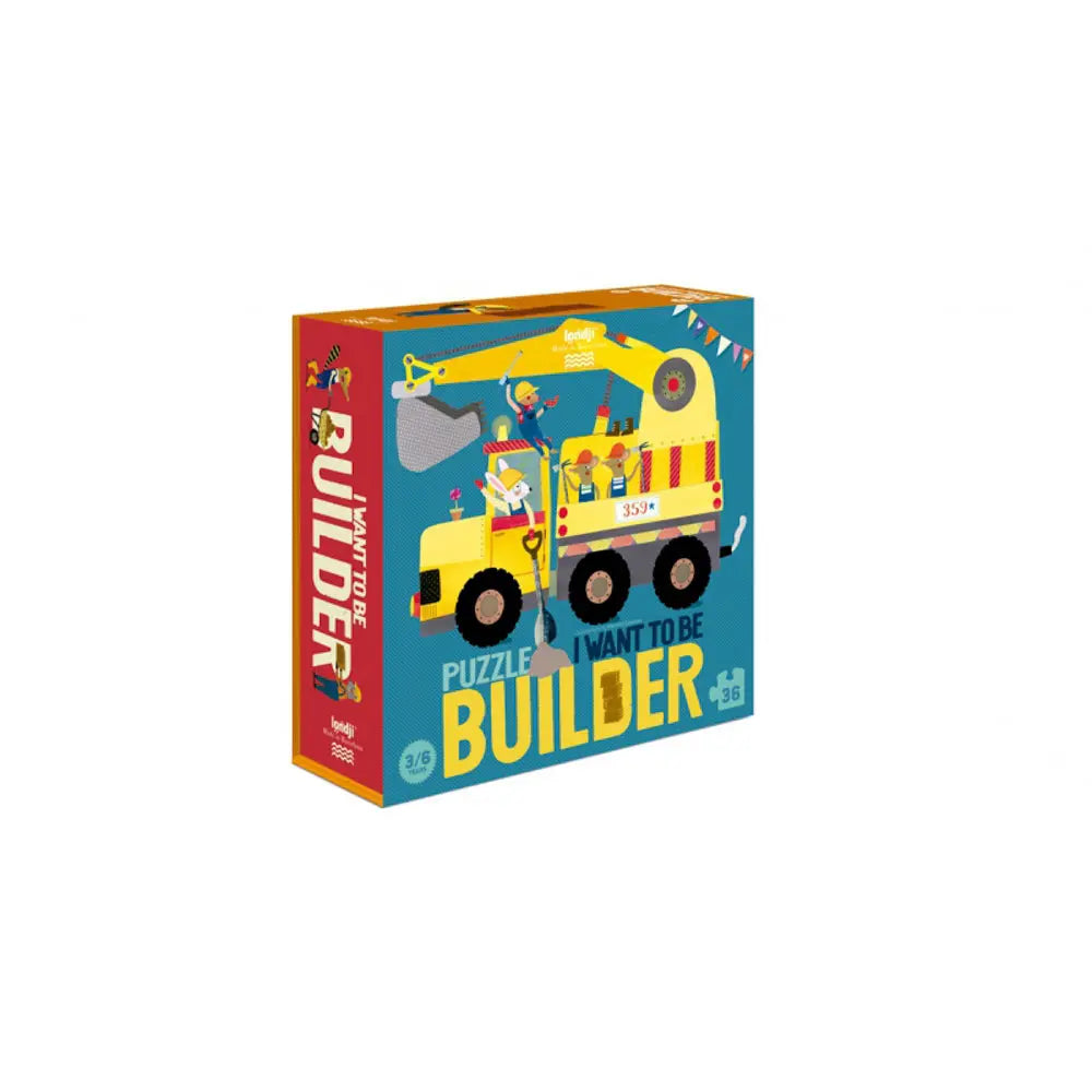 Puzzle I WANT TO BE... BUILDER Londji