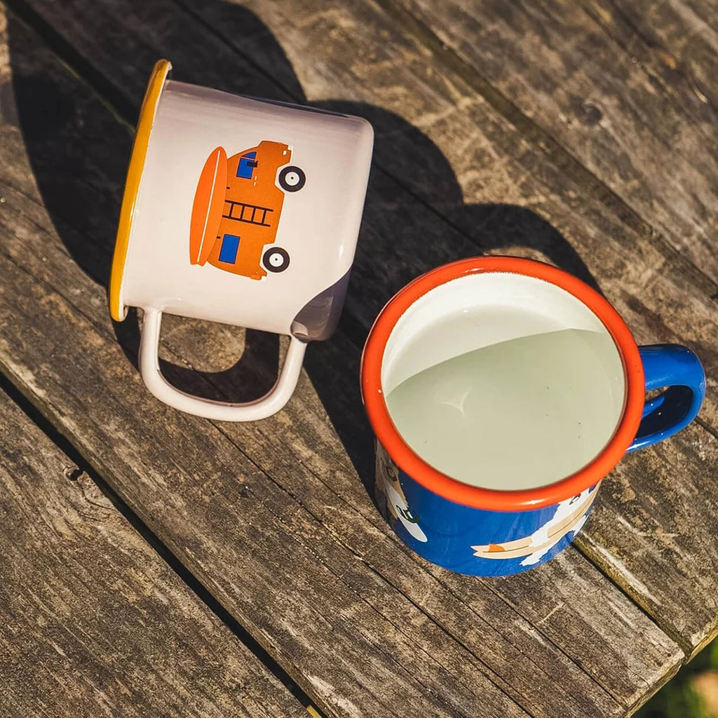 Kleine Emaille Tasse | Roadtyping | 4 Varianten
