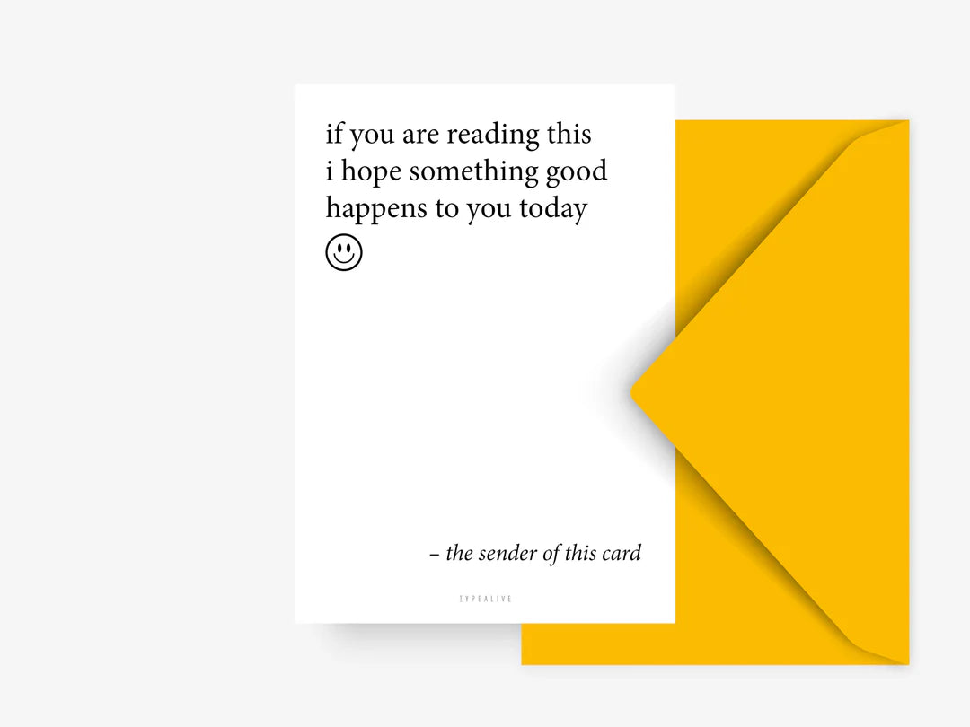 Something good | Postkarte