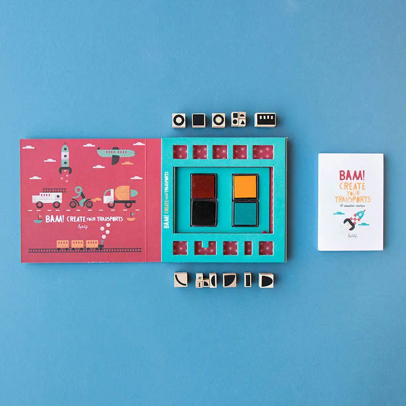 Spiel BAM! CREATE YOUR TRANSPORTS! - Feder&Konfetti