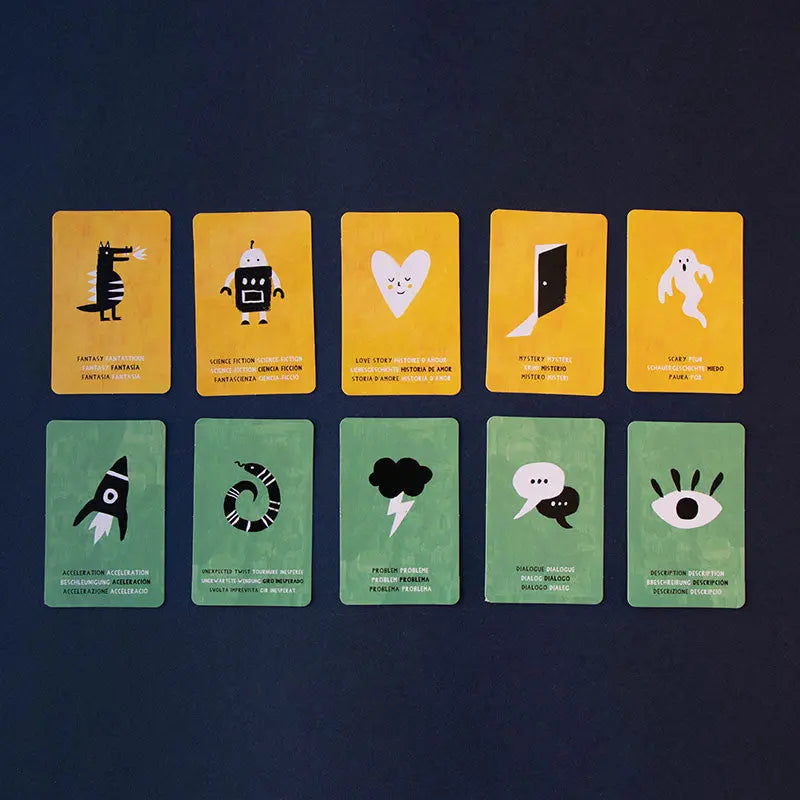 Spiel THE ART OF CREATING STORIES - Feder&Konfetti