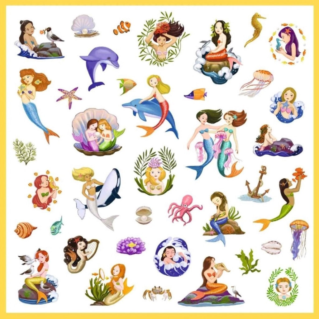 Sticker Meerjungfrauen | Djeco | Papiersticker