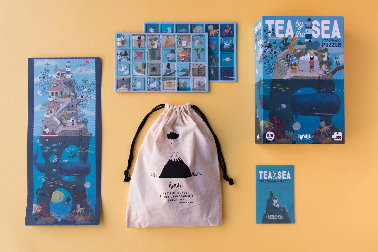 Storytelling Puzzle TEA BY THE SEA - Feder&Konfetti Store