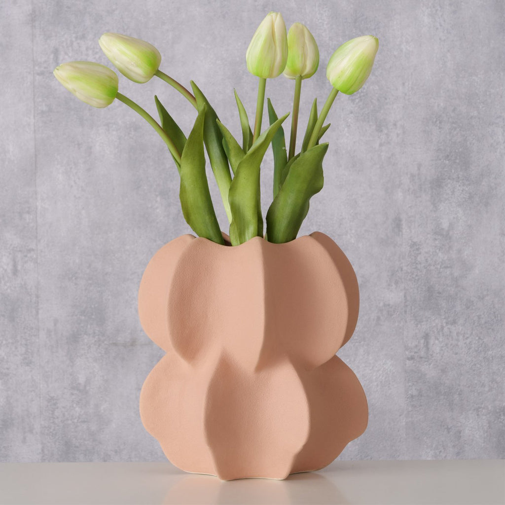 Nima | Vase aus Steingut | 2 Farben