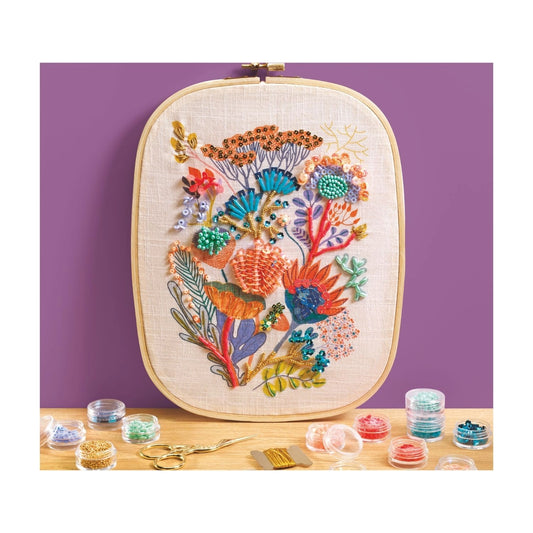 Atelier 58 Perlenstickerei Blumen | Djeco | Kreativset