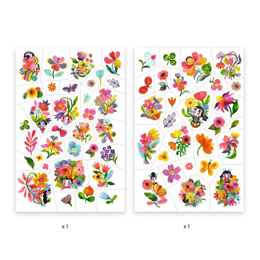 Tattoos Blumenpracht | Djeco | Tattoos-Set