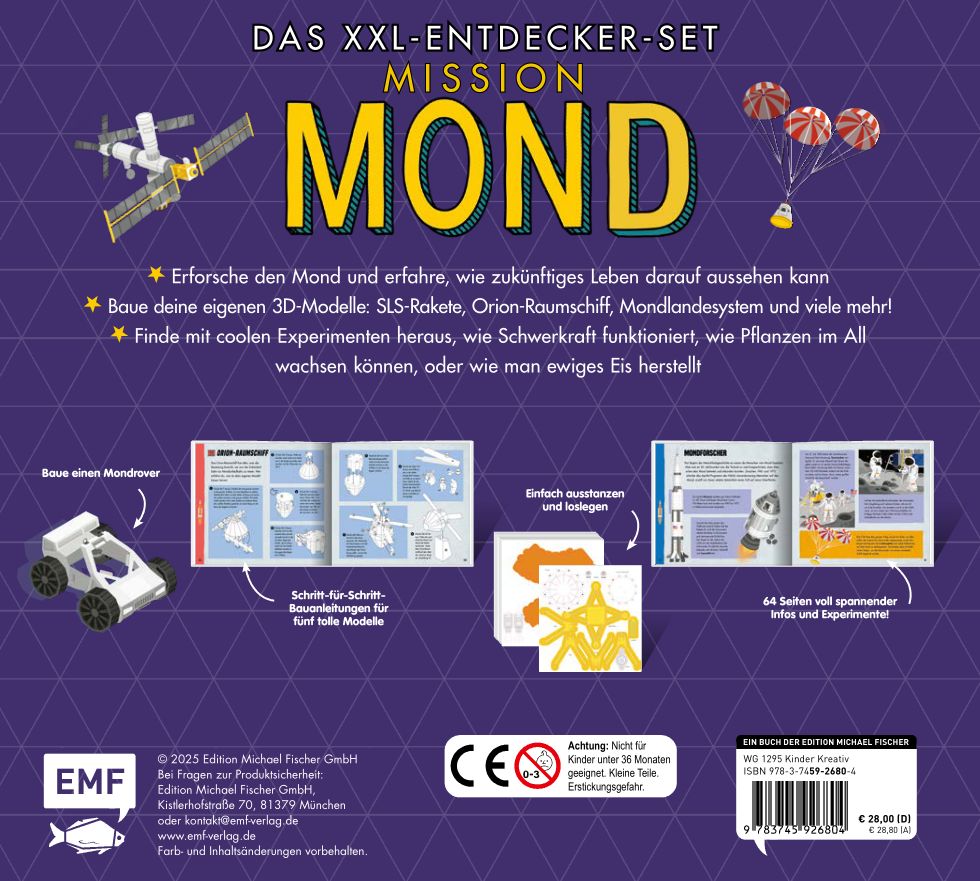 Das XXL Entdecker-Set | Mission Mond | EMF | Experimentierbox