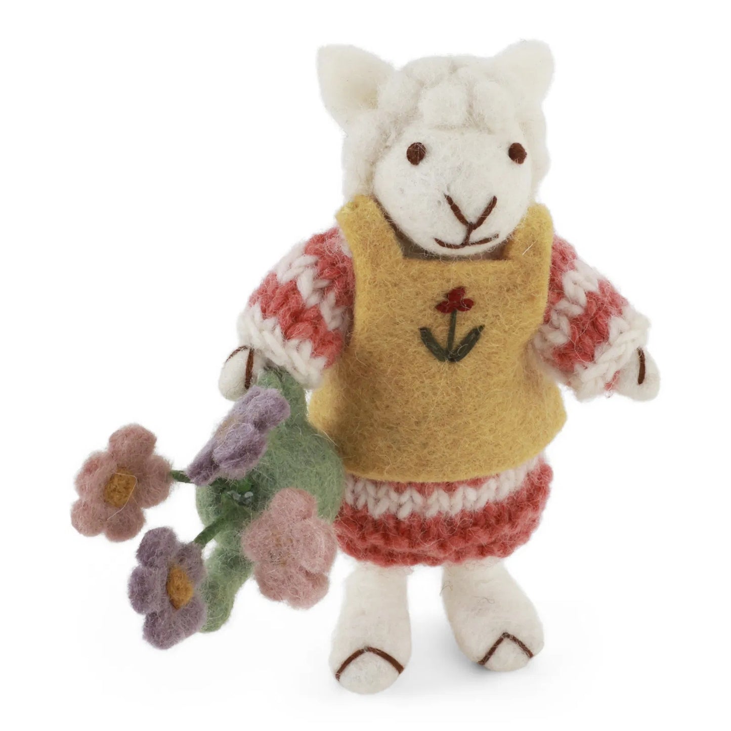 Small White Sheep Boy, Girly | Filz - Figur | 2 Varianten