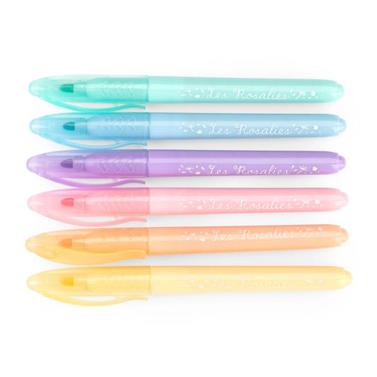 Rosalies 6 Pastell-Filzstifte | Stifte‑Set