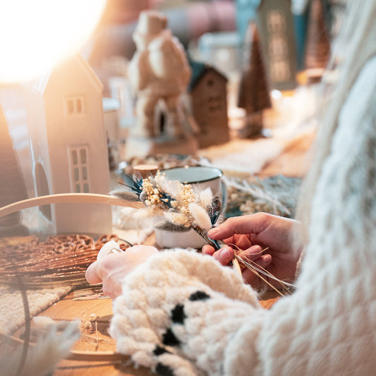 Nordic Glow – Dein floraler Winterloop | Workshop