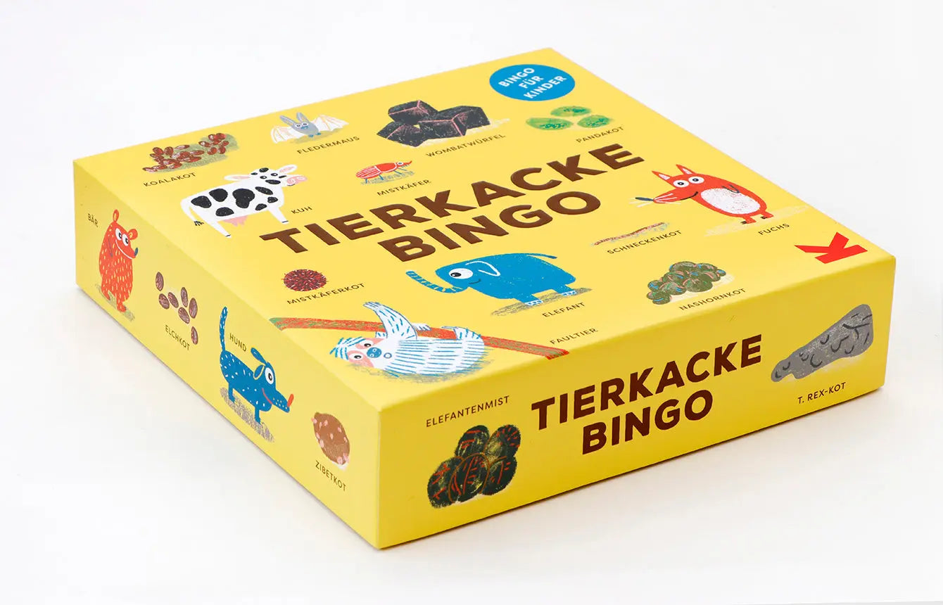 Tierkacke Bingo - Feder&Konfetti Store