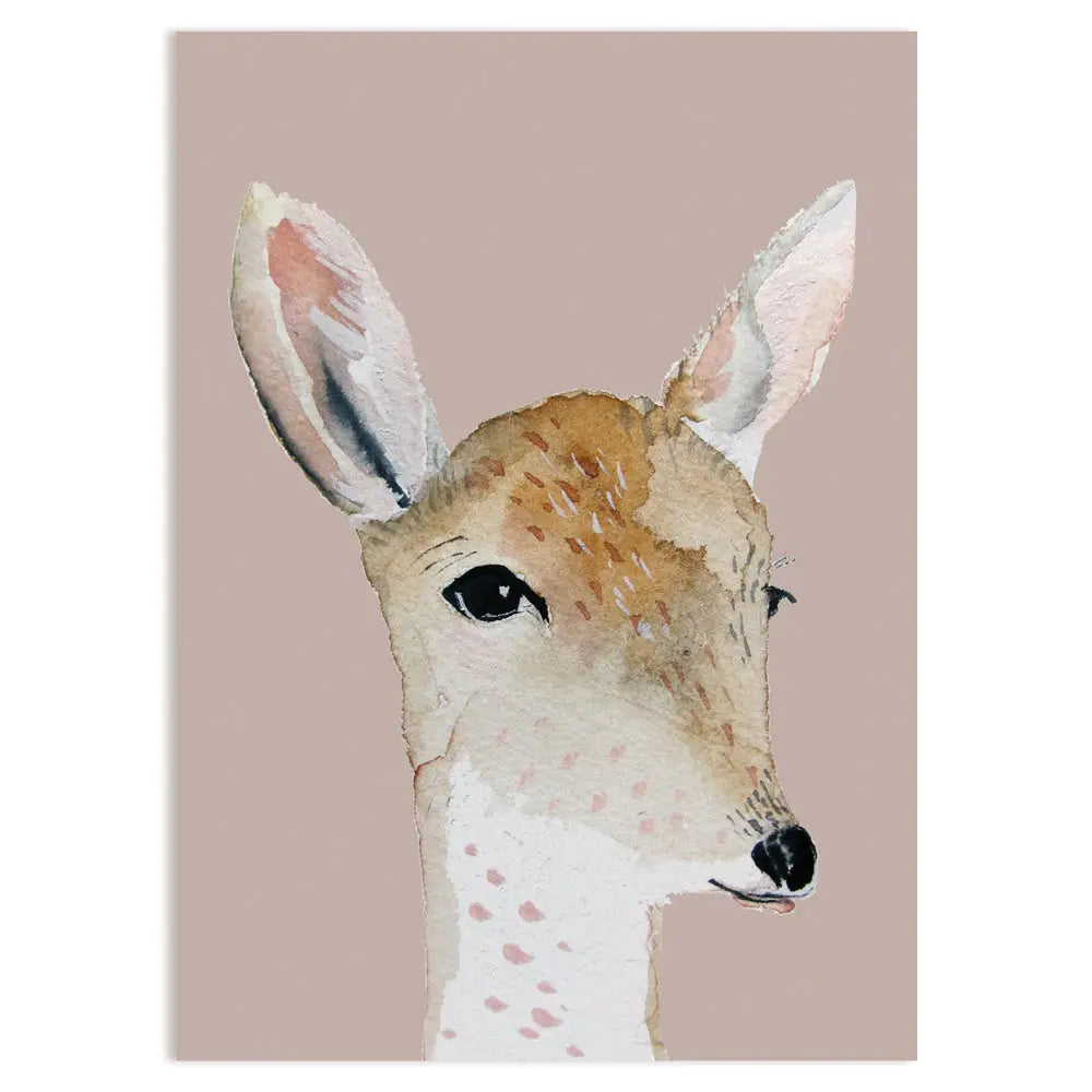 Postkarte DEER - Feder&Konfetti Store