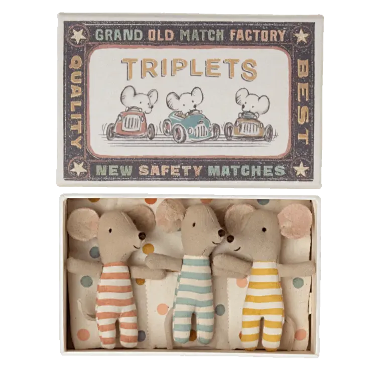 Baby Triplets in Matchbox - Feder&Konfetti Store